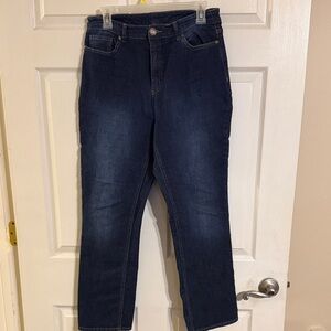 Christopher & Banks Deep Indigo Straight Leg Jeans